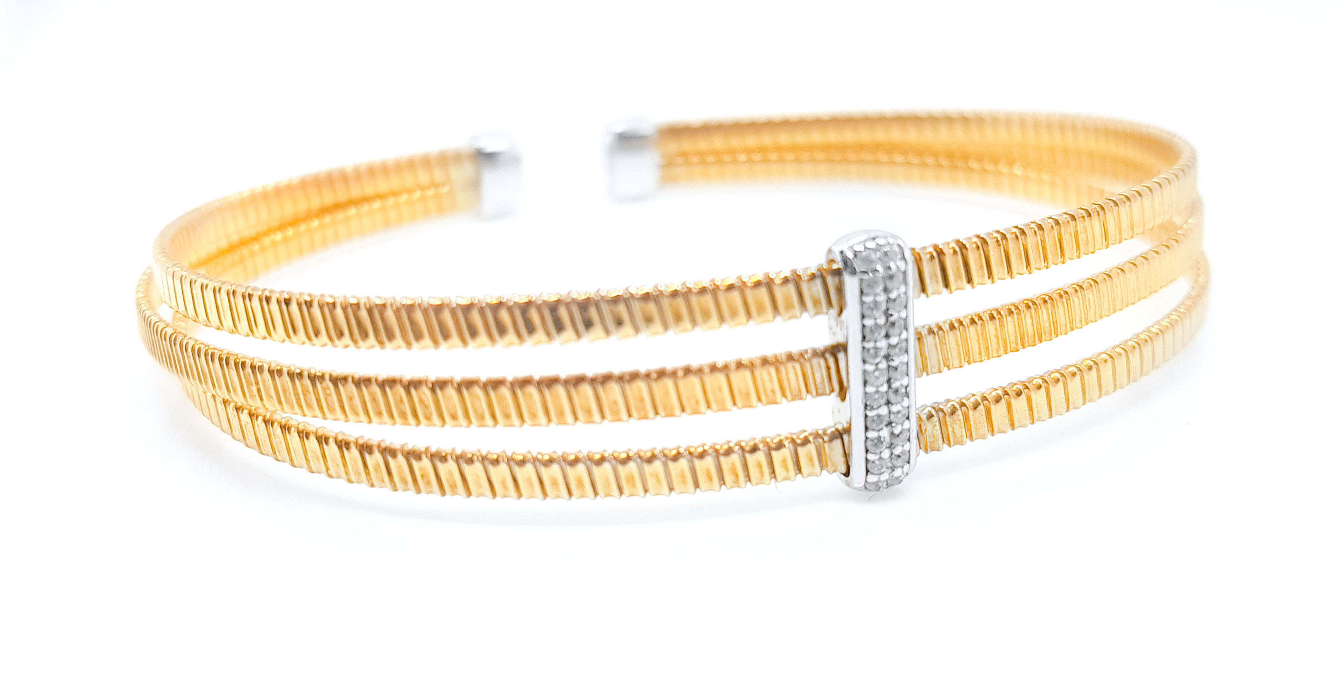 my-bracelet by loboda zapestnica obroc cirkoni rumena