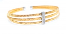 my-bracelet by loboda zapestnica obroc cirkoni rumena